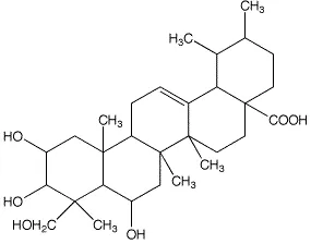 マデカシン酸分子構造
